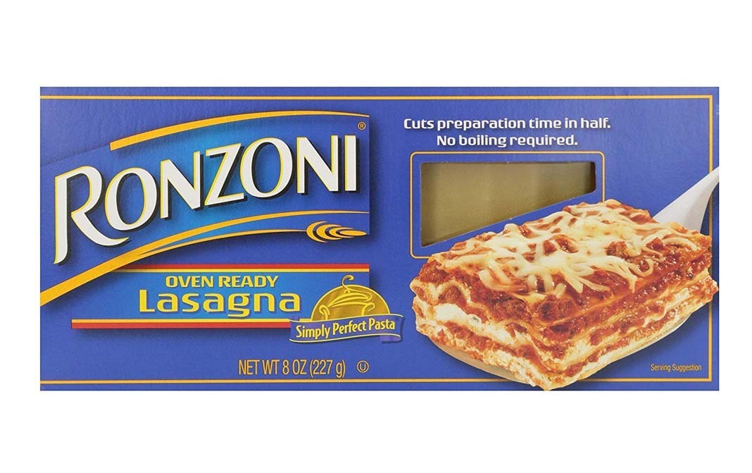 Ronzoni Oven Ready Lasagna, Simple Perfect Pasta   Box  227 grams